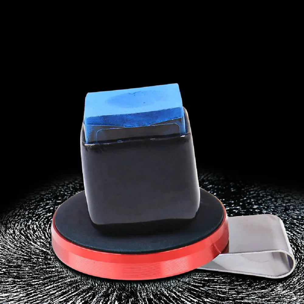 Super Magnetic Billiards Snooker Chalk Innovation Portable Clip Holder (Random Color)