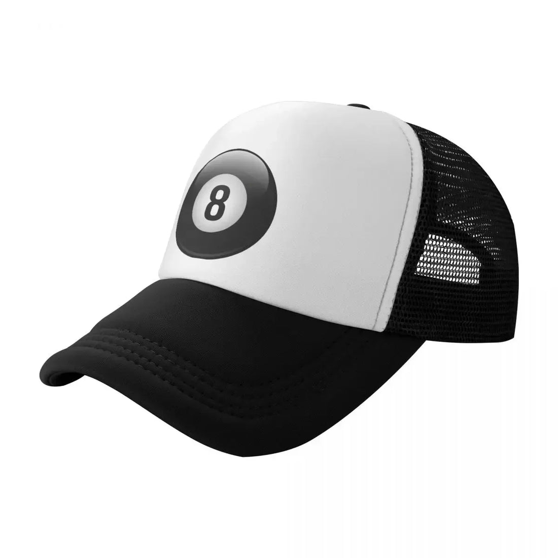 Personalized Hot Game Pool Billiard 8 Ball Baseball Cap Outdoor Women Men's Adjustable Trucker Hat Spring Snapback Caps