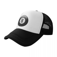Personalized Hot Game Pool Billiard 8 Ball Baseball Cap Outdoor Women Men's Adjustable Trucker Hat Spring Snapback Caps